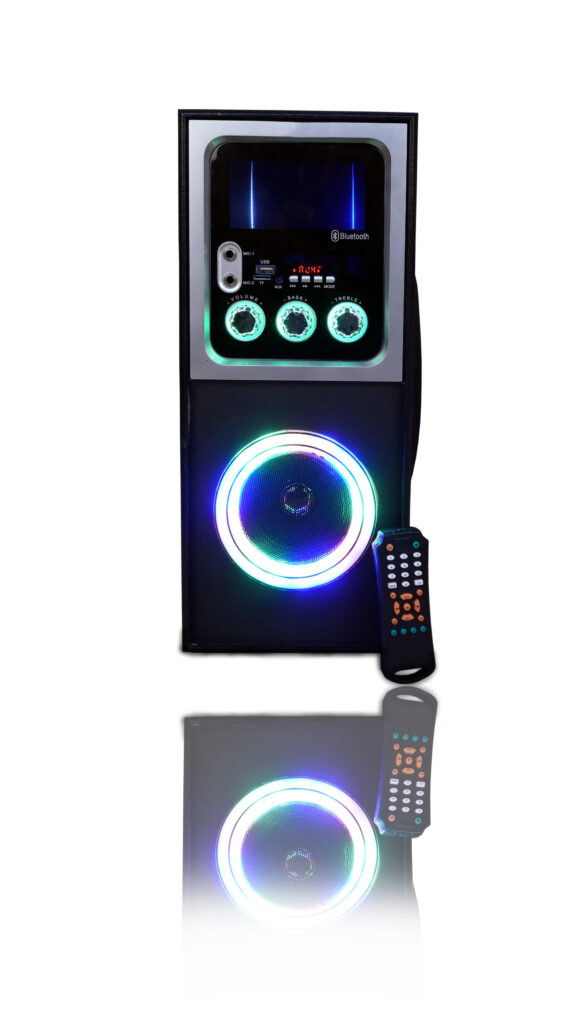 the junior 8inch tower speakers.