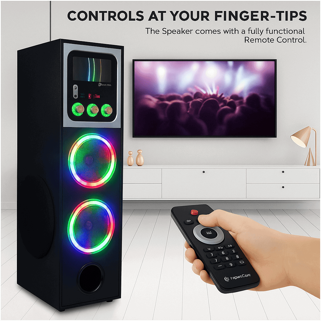 Wireless Bluetooth Tower Speaker with remote control