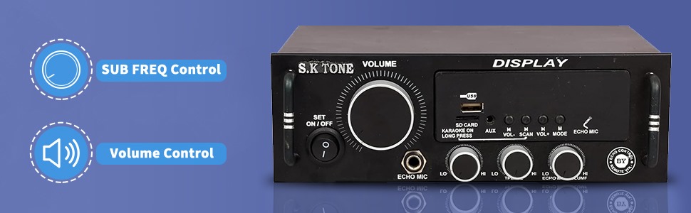 SKTONE 4440 Bluetooth Amplifier with Dual IC for Home Audio